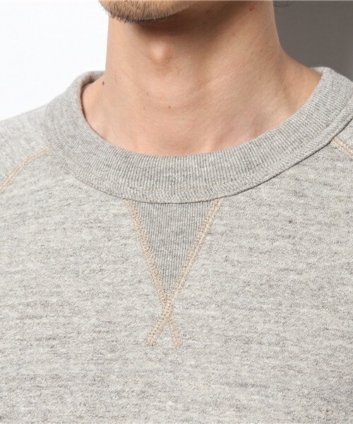 Johnbull Private labo(ジョンブルプライベートラボ)の「スウェットシャツ(スウェット・メンズ・ヘザ-グレー/ネイビー・SMALL/MEDIUM/LARGE)」の7枚目の写真