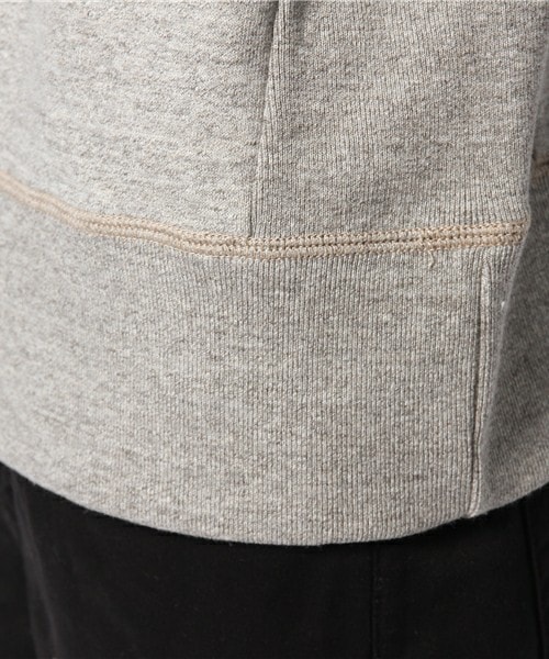 Johnbull Private labo(ジョンブルプライベートラボ)の「スウェットシャツ(スウェット・メンズ・ヘザ-グレー/ネイビー・SMALL/MEDIUM/LARGE)」の9枚目の写真