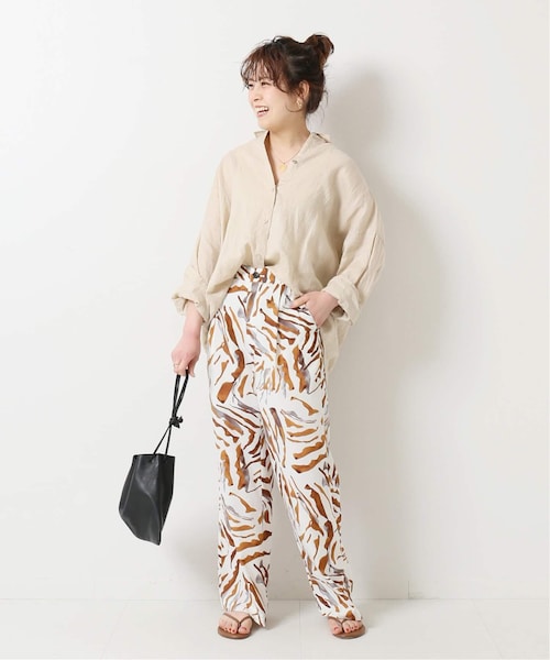 Spick & Span（スピックアンドスパン）の「ゼブラプリントルーズパンツ