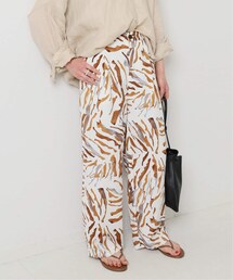 Spick & Span | ゼブラプリントルーズパンツ◆(パンツ)