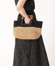 LE TALON | 《予約》LE TALON ウッドハンドルペーパートート◆(バッグ)