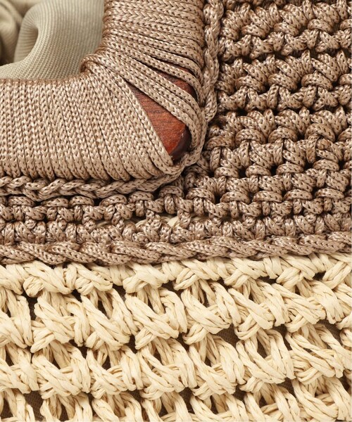 LE TALON（ルタロン）の「《予約》LE TALON ウッドハンドルペーパートート◆（バッグ・ブラック/(001)/フリー/在庫あり）」の11枚目の写真