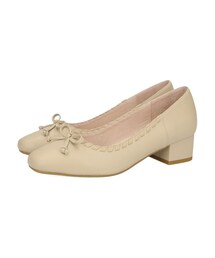 ORiental TRaffic | 【WEB先行予約】4月下旬発売予定★スクエアトゥステッチリボンパンプス(シューズ)