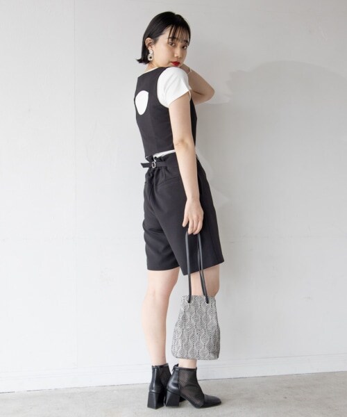 PAGEBOY（ページボーイ）の「【WEB先行予約】バケットミニバッグ（バッグ・レディース・クリーム/ブラック/キカガラ・ONE SIZE）」の6枚目の写真