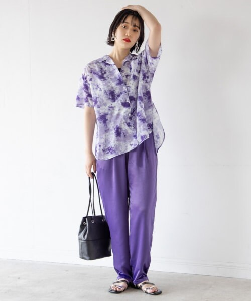 PAGEBOY（ページボーイ）の「【WEB先行予約】バケットミニバッグ（バッグ・レディース・クリーム/ブラック/キカガラ・ONE SIZE）」の5枚目の写真