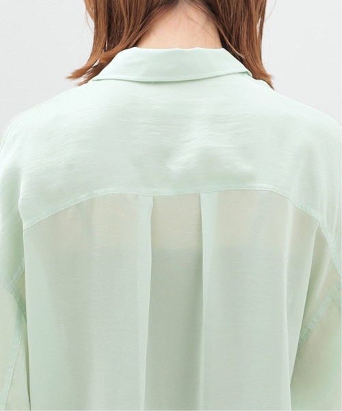 【美品】SLOBE IENA ロンパース/シャツ/citron SLOBE IENA（スローブイエナ）の「SLOBE citron. Funny サテン