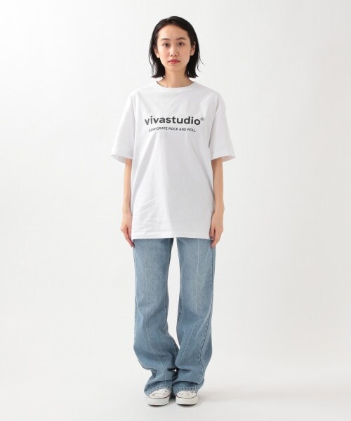 ALAND(エーランド)の「VIVA STUDIO/OGN LOGO TEE(トップス・ホワイト()/ブラック())」の4枚目の写真