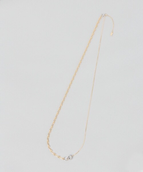 JEANASIS（ジーナシス）の「マルチWAYボールネックレス（アクセサリー・シルバー()/ゴールド()）」の2枚目の写真