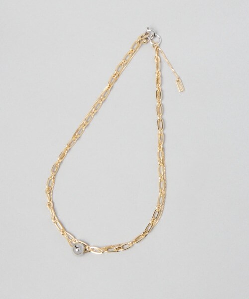 JEANASIS（ジーナシス）の「マルチWAYボールネックレス（アクセサリー・シルバー()/ゴールド()）」の3枚目の写真