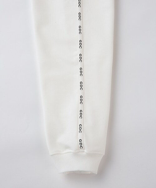 GDC（ジーディーシー）の「LOGO PIPING SWEAT PANTS（パンツ・メンズ・BLACK/WHITE・ONE SIZE）」の14枚目の写真