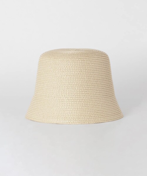 KBF（ケイビーエフ）の「ペーパーバケットHAT（その他・レディース・IVORY/BLACK・one）」の4枚目の写真