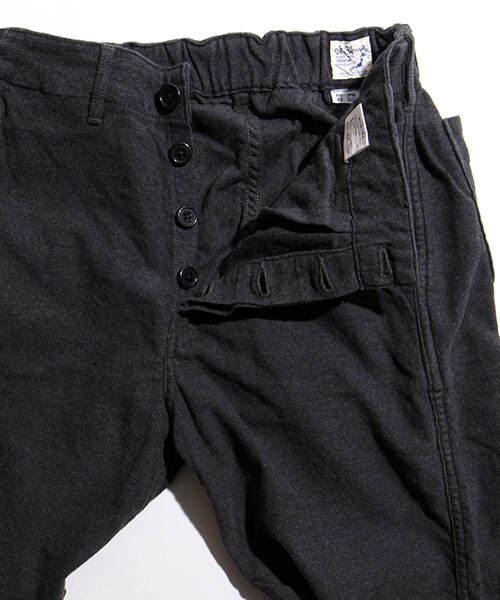 orSlow（オアスロウ）の「FRENCH WORK PANTS（パンツ・メンズ・グレー/チャコールグレー・S/M）」の8枚目の写真