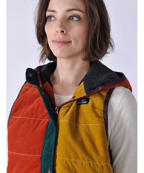 BEAVER（ビーバー）の「MANA-W-S CORDUROY VE（トップス・レディース・CRAZY/D/GREEN・M）」の16枚目の写真