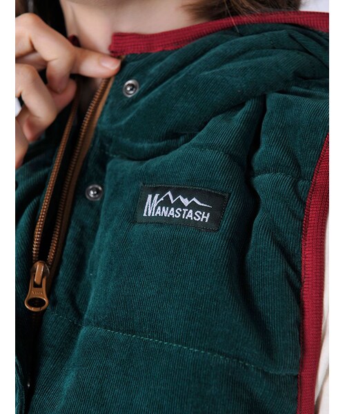 BEAVER（ビーバー）の「MANA-W-S CORDUROY VE（トップス・レディース・CRAZY/D/GREEN・M）」の8枚目の写真