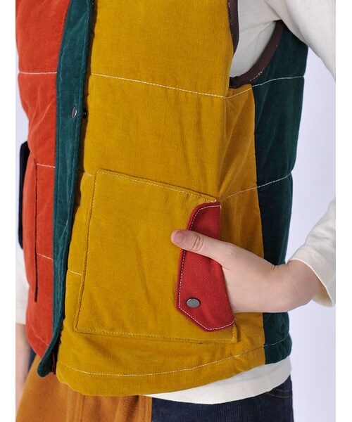 BEAVER（ビーバー）の「MANA-W-S CORDUROY VE（トップス・レディース・CRAZY/D/GREEN・M）」の18枚目の写真