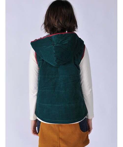 BEAVER（ビーバー）の「MANA-W-S CORDUROY VE（トップス・レディース・CRAZY/D/GREEN・M）」の5枚目の写真