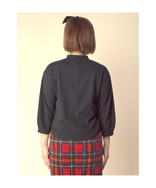 w closet（ダブルクローゼット）の「QUARTER MASTERハイネックプルオーバー（トップス・レディース・オフホワイト/グレー/ボルドー/ブラック・FREE）」の7枚目の写真