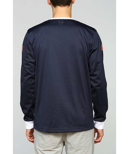 STUSSY ネイビー Mサイズメッシュ シャツ 80 STUSSY（ステューシー）の「Stussy 80 Mesh Long-Sleeve Tee（T