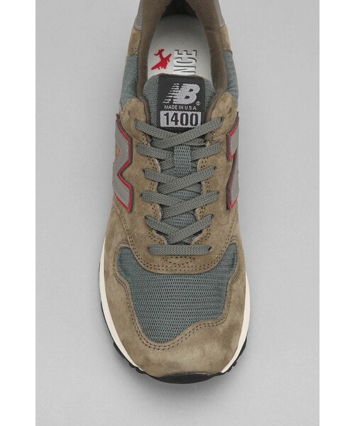 NEW BALANCE（ニューバランス）の「New Balance Made In USA 1400 Sneaker（スニーカー・メンズ・BLACK/DARK GREEN・10.5/11/9.5/10/9/12/13）」の2枚目の写真
