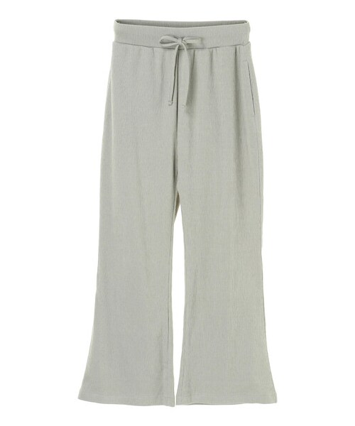 Green　Parks（グリーンパークス）の「変形ジャガードカットパンツ（パンツ・チャコールグレー/ライトベージュ/カーキ・F）」の8枚目の写真