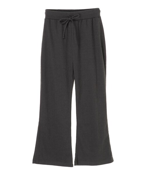 Green　Parks（グリーンパークス）の「変形ジャガードカットパンツ（パンツ・チャコールグレー/ライトベージュ/カーキ・F）」の9枚目の写真