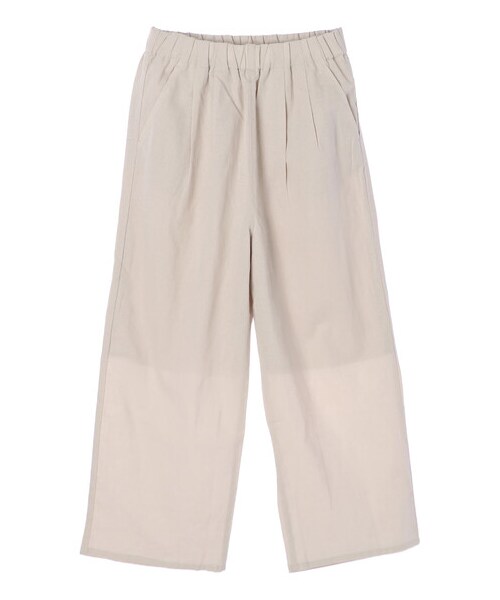 earth music&ecology（アースミュージックアンドエコロジー）の「フレンチリネンブレンドパンツ（パンツ・ダークネイビー/ギンガムチェック/エクリュ・F）」の9枚目の写真