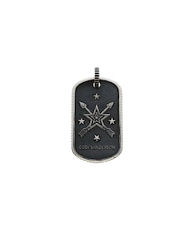 CODY SANDERSON | Small Stars & Crossed Arrows Dog Tag With Outside Coin Edge(チャーム)