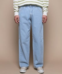 ニーラインストレートジーンズ