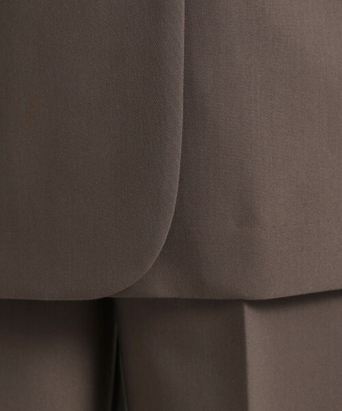 JEANASIS（ジーナシス）の「Double-breasted Gilet【SET UP対応】（ジャケット/アウター・ブラック()/ブラウン()）」の17枚目の写真