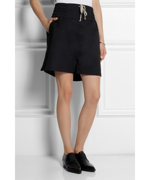 Rick Owens（リックオウエンス）の「Rick Owens Cotton-blend shorts（その他パンツ・レディース・Black・IT42/IT38/IT40/IT44/IT46/IT48）」の5枚目の写真