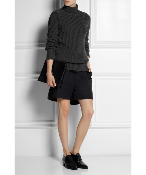 Rick Owens（リックオウエンス）の「Rick Owens Cotton-blend shorts（その他パンツ・レディース・Black・IT42/IT38/IT40/IT44/IT46/IT48）」の3枚目の写真