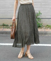 Crisp | フラワーワッシャープリーツスカート[c2k2815b](スカート)