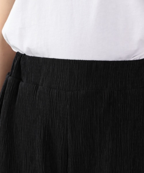 LOWRYS FARM（ローリーズファーム）の「ヨウリュウカットイージーパンツ（パンツ・通常丈ホワイト/通常丈ブラック/通常丈ブラウン/通常丈イエロー/WEB限定短丈イエロー）」の10枚目の写真