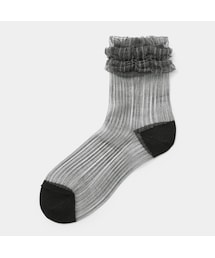 GU | シアーソックス(ストライプ)(アンダーウェア)