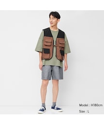 GU | シェフショーツ(ヒッコリー)(セットアップ可能)(パンツ)