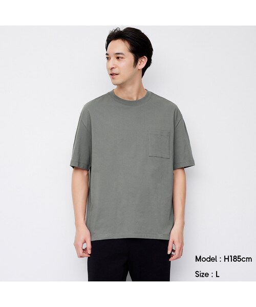 GU（ジーユー）の「シェルテックT(5分袖)GA（半袖）」 - WEAR