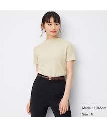 GU | リブメローコンパクトT(半袖)(トップス)