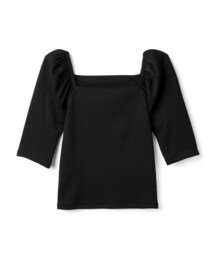 GRL | スクエアネックパワショルトップス(Tシャツ/カットソー)