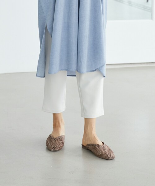 Rewde（ルゥデ）の「イージーテーパードパンツ（1R12-03069）（その他パンツ・レディース・ブルー/ホワイト/ブラック/ピンク・S/M）」の2枚目の写真