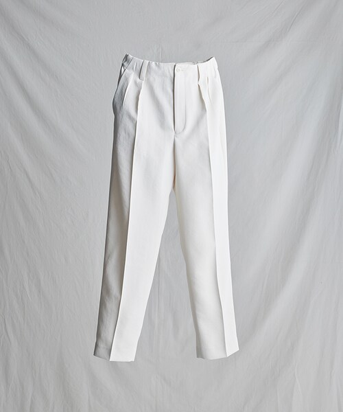 LIDNM（リドム）の「KERSEY STRAIGHT TROUSERS（スラックス・メンズ・ホワイト・S/M/L）」の7枚目の写真
