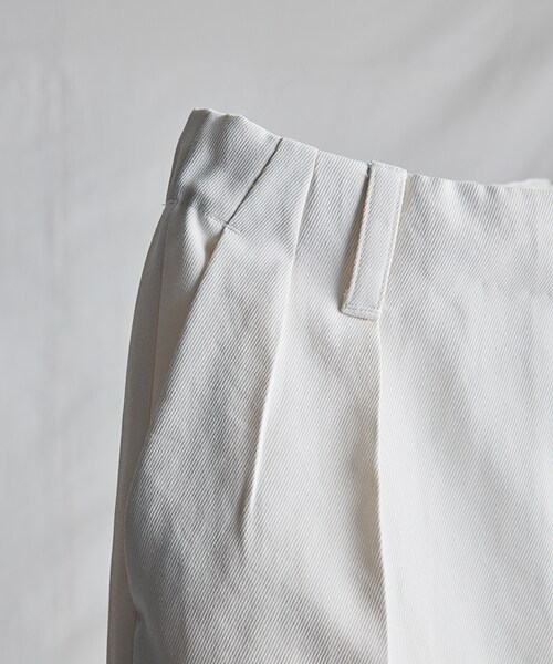 LIDNM（リドム）の「KERSEY STRAIGHT TROUSERS（スラックス・メンズ・ホワイト・S/M/L）」の9枚目の写真