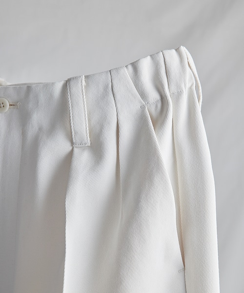 LIDNM（リドム）の「KERSEY STRAIGHT TROUSERS（スラックス・メンズ・ホワイト・S/M/L）」の10枚目の写真