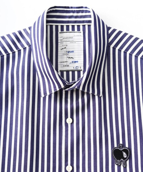 SHAREEF（シャリーフ）の「STRIPEL/S SHIRTS（その他・メンズ・WHITE・2/3）」の3枚目の写真