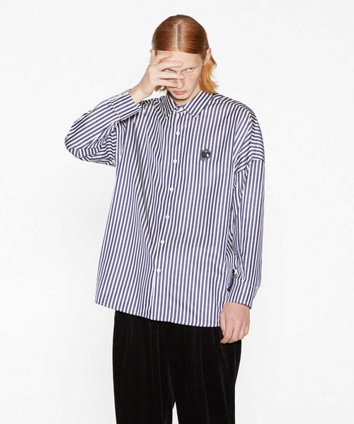 SHAREEF（シャリーフ）の「STRIPEL/S SHIRTS（その他・メンズ・WHITE・2/3）」の2枚目の写真