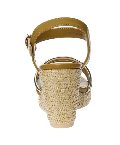 YECCA VECCA（イェッカヴェッカ）の「ストラップウェッジサンダル（シューズ・アイボリー/ブラウン/イエロー・S/M/L）」の2枚目の写真