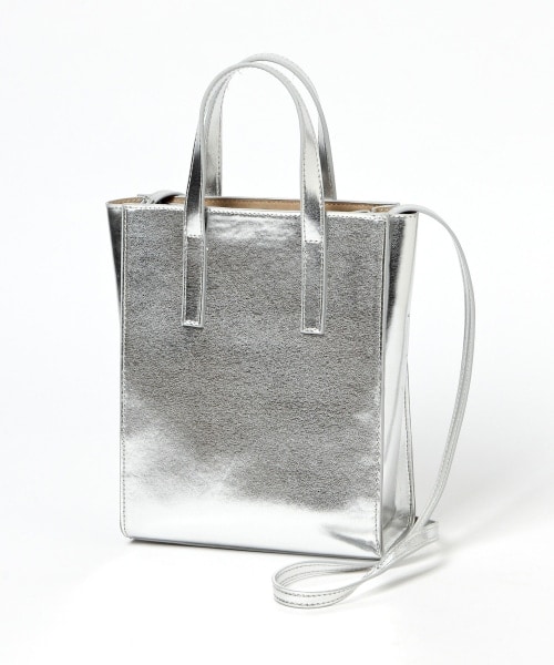 LOWRYS FARM（ローリーズファーム）の「２ＷＡＹミドルショルダーＢＡＧ（バッグ・アイボリー/ブラック/グレー）」の3枚目の写真