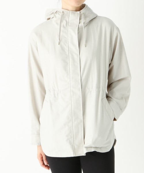 GLOBAL WORK（グローバルワーク）の「フレンチリネン混/UVケアマンパ【アウトレット価格】（ジャケット/アウター・アイボリー/ベージュ/カーキ/ネイビー）」の9枚目の写真