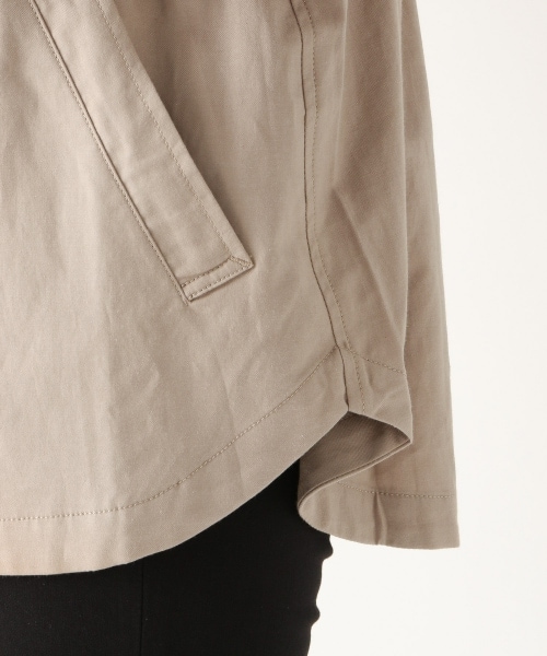 GLOBAL WORK（グローバルワーク）の「フレンチリネン混/UVケアマンパ【アウトレット価格】（ジャケット/アウター・アイボリー/ベージュ/カーキ/ネイビー）」の20枚目の写真
