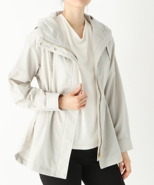 GLOBAL WORK（グローバルワーク）の「フレンチリネン混/UVケアマンパ【アウトレット価格】（ジャケット/アウター・アイボリー/ベージュ/カーキ/ネイビー）」の10枚目の写真