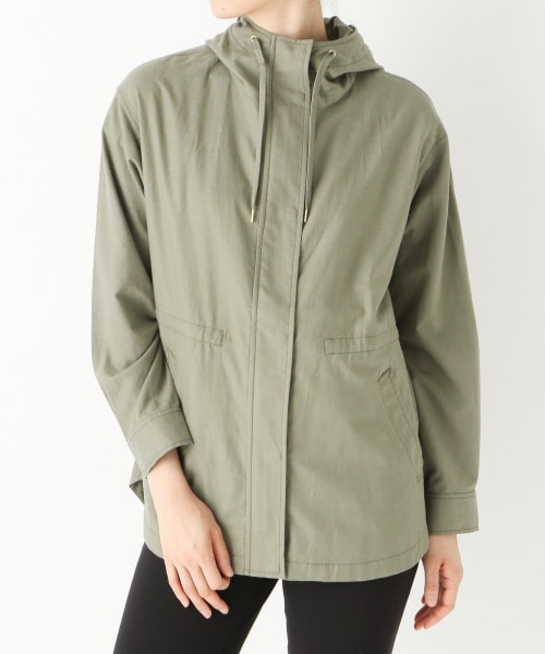 GLOBAL WORK（グローバルワーク）の「フレンチリネン混/UVケアマンパ【アウトレット価格】（ジャケット/アウター・アイボリー/ベージュ/カーキ/ネイビー）」の11枚目の写真